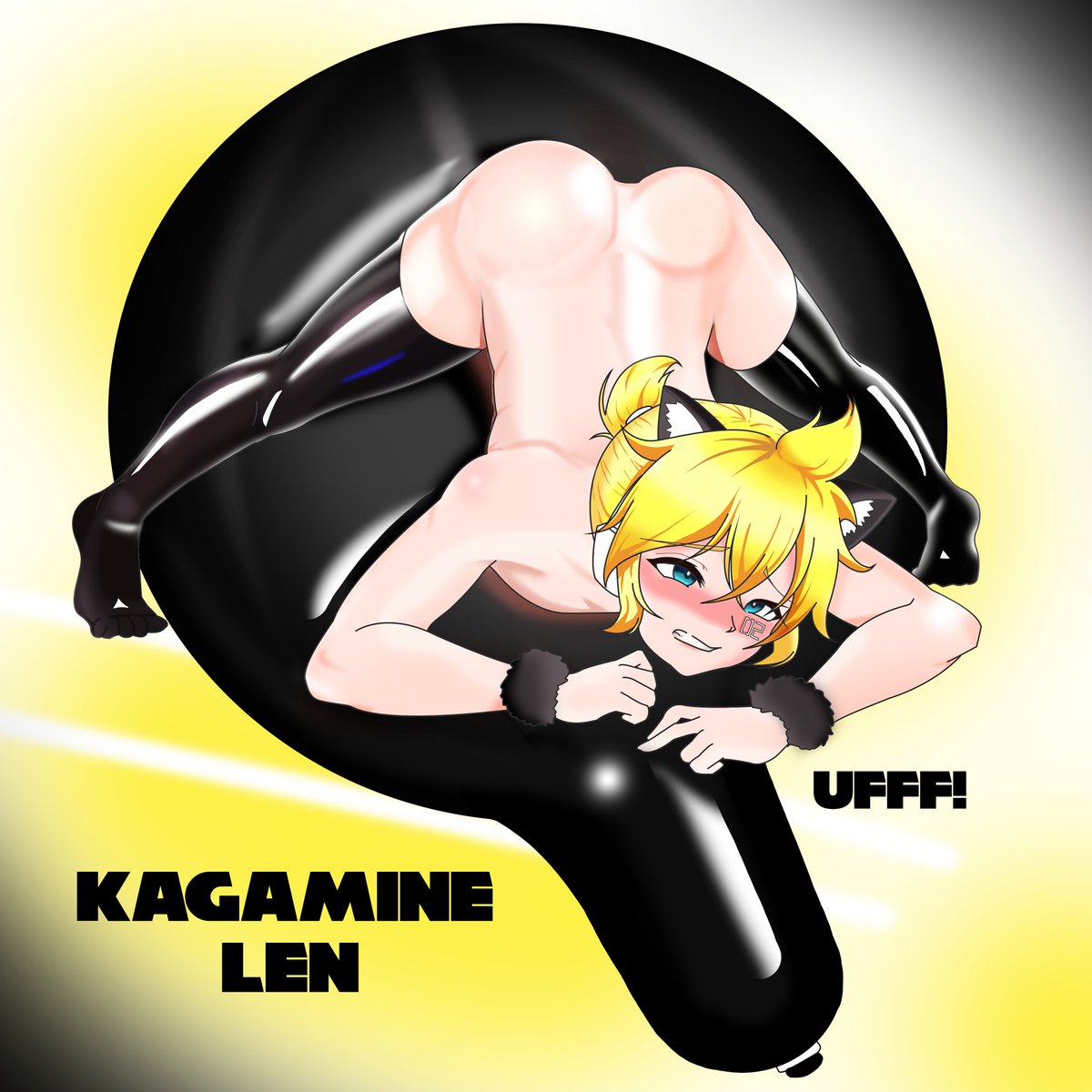 TKalleal's tweet photo. What Len ends up doing behind the scenes... #looner #balloon #NSFW #kagaminelen https://t.co/FlWGdf9ZPN