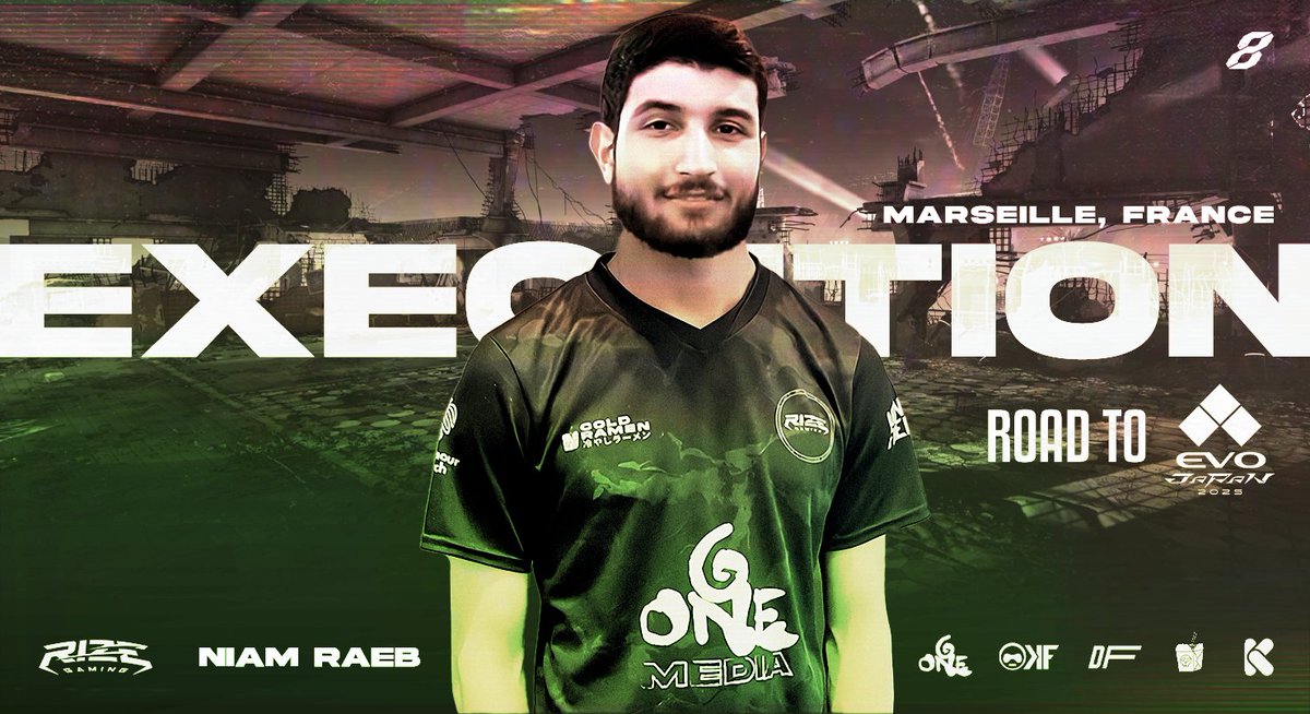 [#TEKKEN8] <a href="/NiamRaeb/">RIZE | NiamRaeb</a> is back on another European mission tomorrow, this time in Marseille for <a href="/SuperAkouma/">CRaZY HB Super AKouma</a>'s EXECUTION Road to @EVO Japan!

Wish him luck and check by @RIZEFGC for updates tomorrow 🔥

#WeRIZE