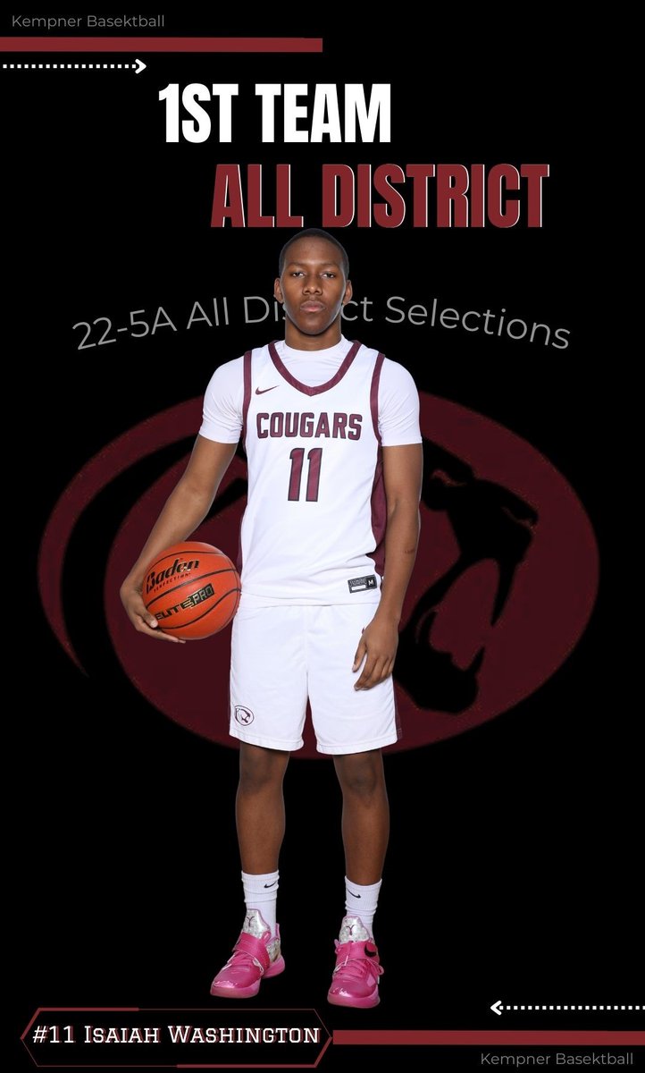 Kempner Basketball (@kempnerhoops) on Twitter photo Congratulations Isaiah Washington <a href="/isai6h/">Isaiah Washington</a> !!!
UIL 22-5A🏀FIRST TEAM ALL DISTRICT
<a href="/4Coach_Whit/">Jeff Whitaker</a> <a href="/KHS_Cougars/">Kempner High School</a> <a href="/SLMSTitans/">Sugar Land MS</a> <a href="/FBISDAthletics/">Fort Bend ISD Athletics</a> #TXHSHoops #FindAWay #WoW
Photo credit: <a href="/StopTime2024/">Stop Time Photography</a> Congratulations Isaiah Washington <a href="/isai6h/">Isaiah Washington</a> !!!
UIL 22-5A🏀FIRST TEAM ALL DISTRICT
<a href="/4Coach_Whit/">Jeff Whitaker</a> <a href="/KHS_Cougars/">Kempner High School</a> <a href="/SLMSTitans/">Sugar Land MS</a> <a href="/FBISDAthletics/">Fort Bend ISD Athletics</a> #TXHSHoops #FindAWay #WoW
Photo credit: <a href="/StopTime2024/">Stop Time Photography</a>