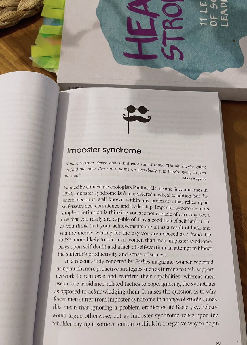 Miriam Hussain (@miriamhussain_) on Twitter photo Revisiting ‘Stop Talking About Wellbeing’ by <a href="/SaysMiss/">Kat Howard</a>. This chapter on Imposter Syndrome is superb. <a href="/WomenEd/">WomenEd 10%Braver #DisruptiveWomen</a> <a href="/ViviennePorritt/">Vivienne Porritt OBE FCCT FRSA</a> 🗣️👏🏻 Revisiting ‘Stop Talking About Wellbeing’ by <a href="/SaysMiss/">Kat Howard</a>. This chapter on Imposter Syndrome is superb. <a href="/WomenEd/">WomenEd 10%Braver #DisruptiveWomen</a> <a href="/ViviennePorritt/">Vivienne Porritt OBE FCCT FRSA</a> 🗣️👏🏻