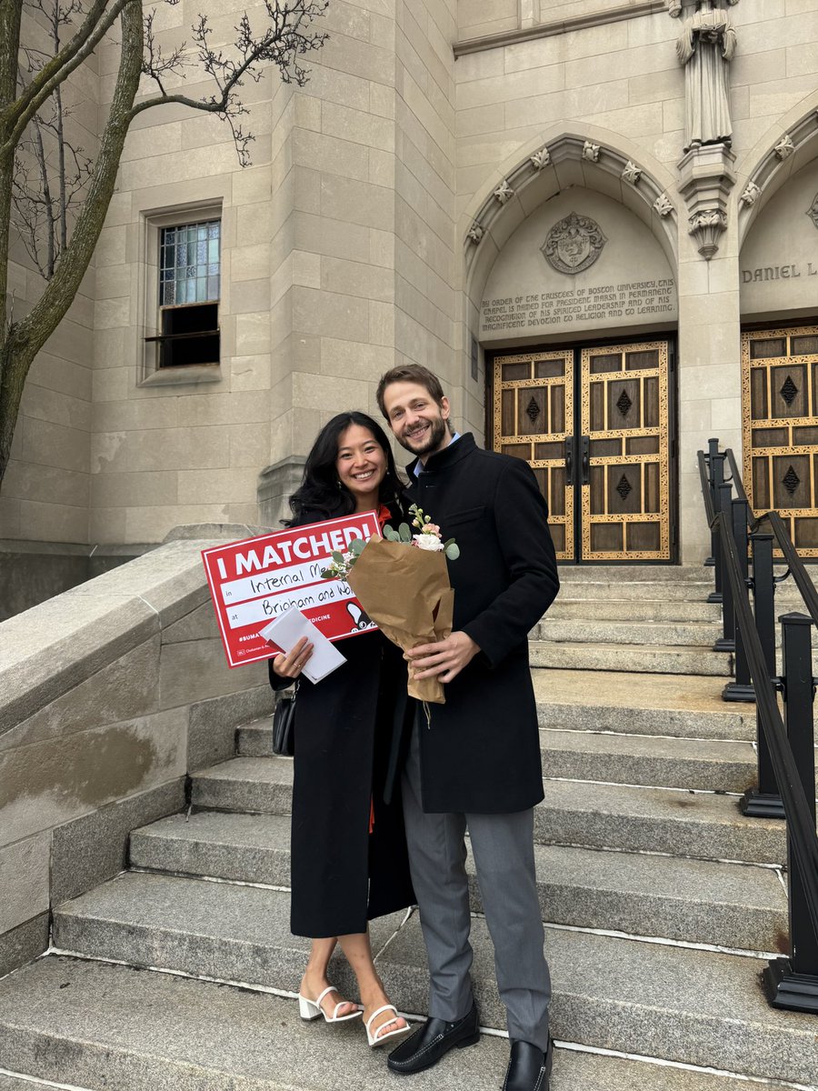 lilin_tong's tweet image. Thrilled to share that I’ve matched at Brigham and Women’s for internal medicine! I’m still pinching myself! Grateful to the family, friends, and mentors who lifted me up along the way — I am standing on shoulders of giants. @BrighamMedRes @BUMedicine