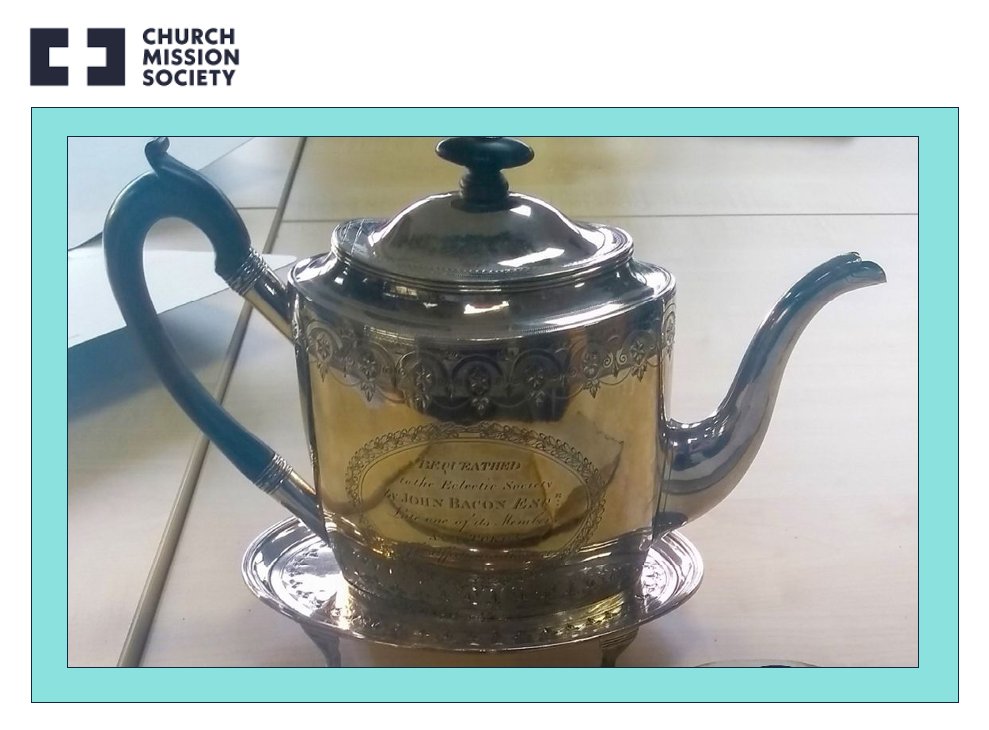 Mark Nam (@marknam) on Twitter photo It’s been such a privilege to serve as chaplain for the <a href="/cmsmission/">Church Mission Society</a> Southern Conference 2025 these past two days. Not many know that CMS was founded in 1799 by members of the Eclectic Society—around a teapot! This humble beginning is known as the "teapot legacy".
As the founder It’s been such a privilege to serve as chaplain for the <a href="/cmsmission/">Church Mission Society</a> Southern Conference 2025 these past two days. Not many know that CMS was founded in 1799 by members of the Eclectic Society—around a teapot! This humble beginning is known as the "teapot legacy".
As the founder