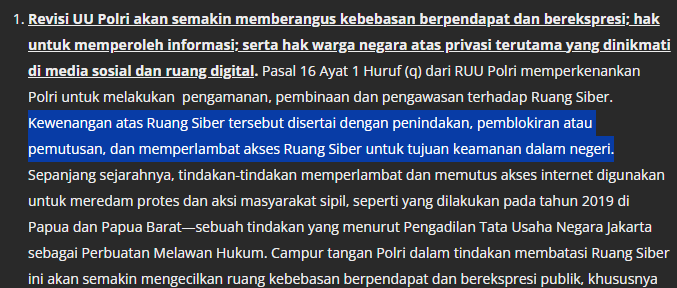 listlessspirit's tweet photo. JANGAN LUPA RUU POLRI SAMA RUU KEJAKSAAN GESSSS (yg kejaksaan blm nemu bahasa bayiknya)

#GagalkanRUUTNI 
#CabutRUUTNI 
#TolakRUUTNI 
#TolakRevisiUUTNI 
#PeringatanDarurat 
#IndonesiaGelap 
#TolakDwifungsiABRI 
#TolakRUUPolri 
#TolakRUUKejaksaan 
#SupremasiSipil https://t.co/9ADL4PaYBx