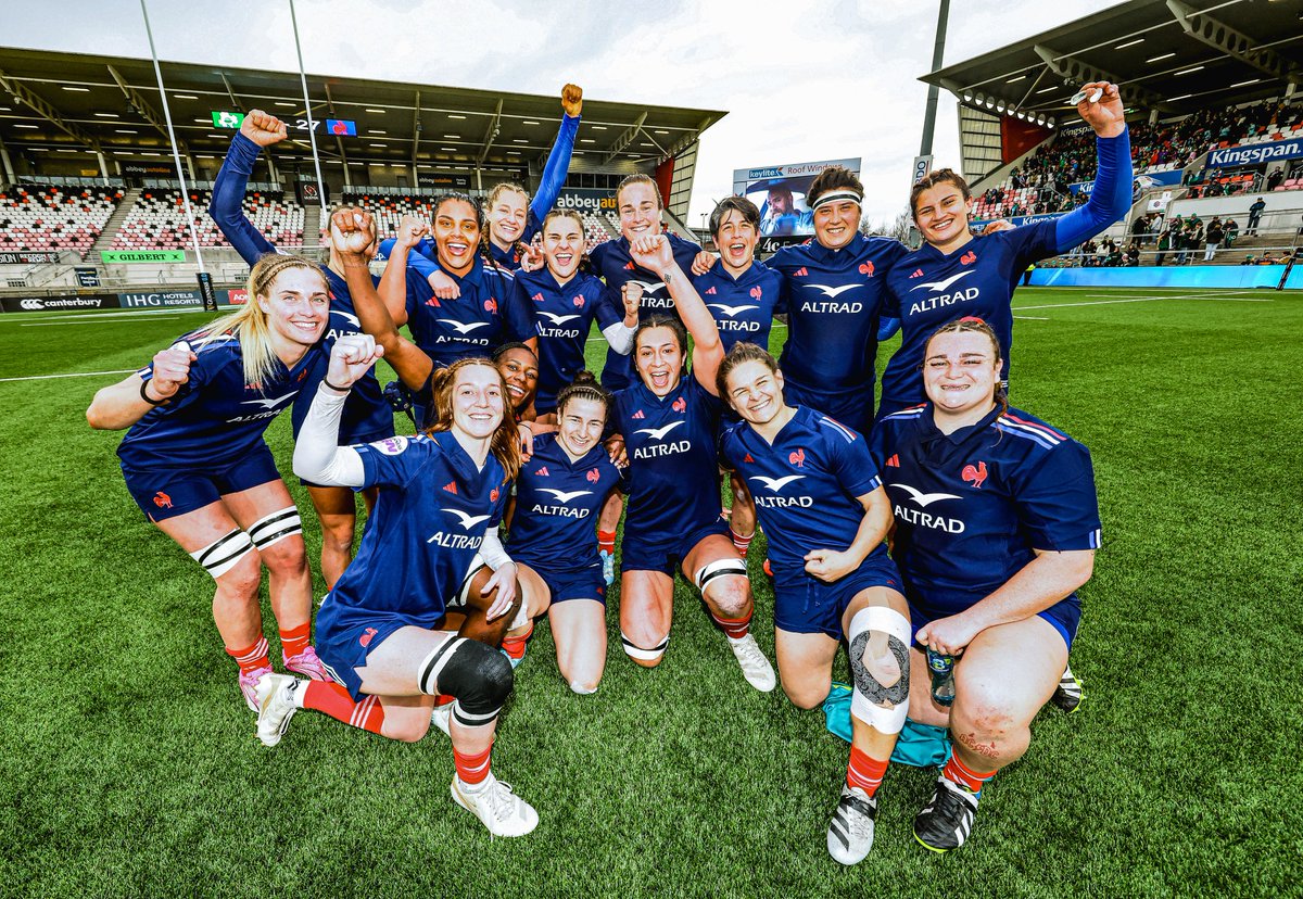 France Rugby (@francerugby) on Twitter photo ❤️🔥 On commence ce <a href="/Womens6Nations/">Guinness Women's Six Nations</a> avec 𝐮𝐧𝐞 𝐯𝐢𝐜𝐭𝐨𝐢𝐫𝐞 ! Bien joué les filles ! 🫶
#IRLFRA #XVdeFrance #NeFaisonsXV ❤️🔥 On commence ce <a href="/Womens6Nations/">Guinness Women's Six Nations</a> avec 𝐮𝐧𝐞 𝐯𝐢𝐜𝐭𝐨𝐢𝐫𝐞 ! Bien joué les filles ! 🫶
#IRLFRA #XVdeFrance #NeFaisonsXV