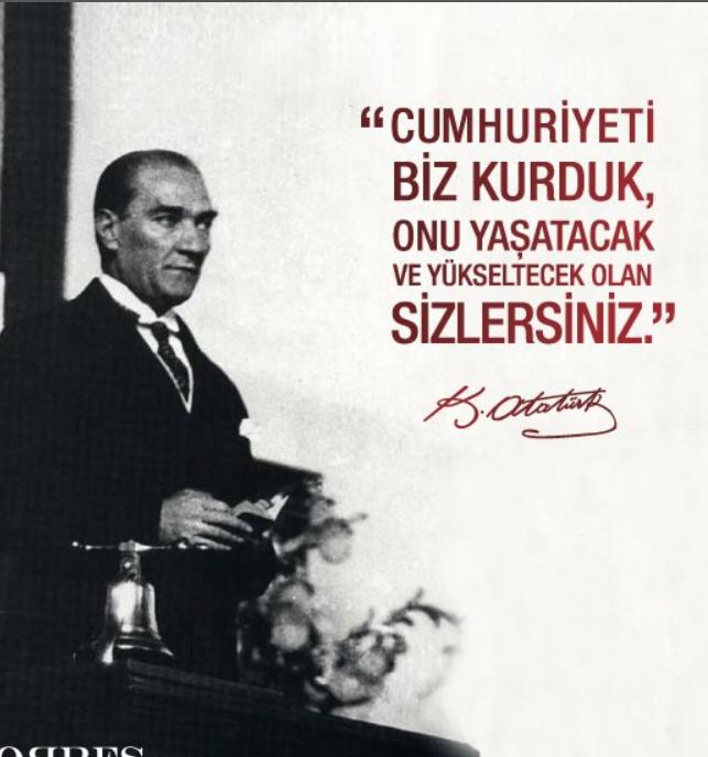 mbirinci048's tweet photo. Bir memlekette adalet mevcut olmazsa, o memlekette anarşiden başka bir şey yoktur. Orada hükümet yoktur, orada hiçbir şey yoktur.

Mustafa Kemal Atatürk - 19 Ocak 1923
#hükümetistifa 
#ODTUEDireniyor
#imamoğluyalnızdeğildir https://t.co/CXj0vhp69Z