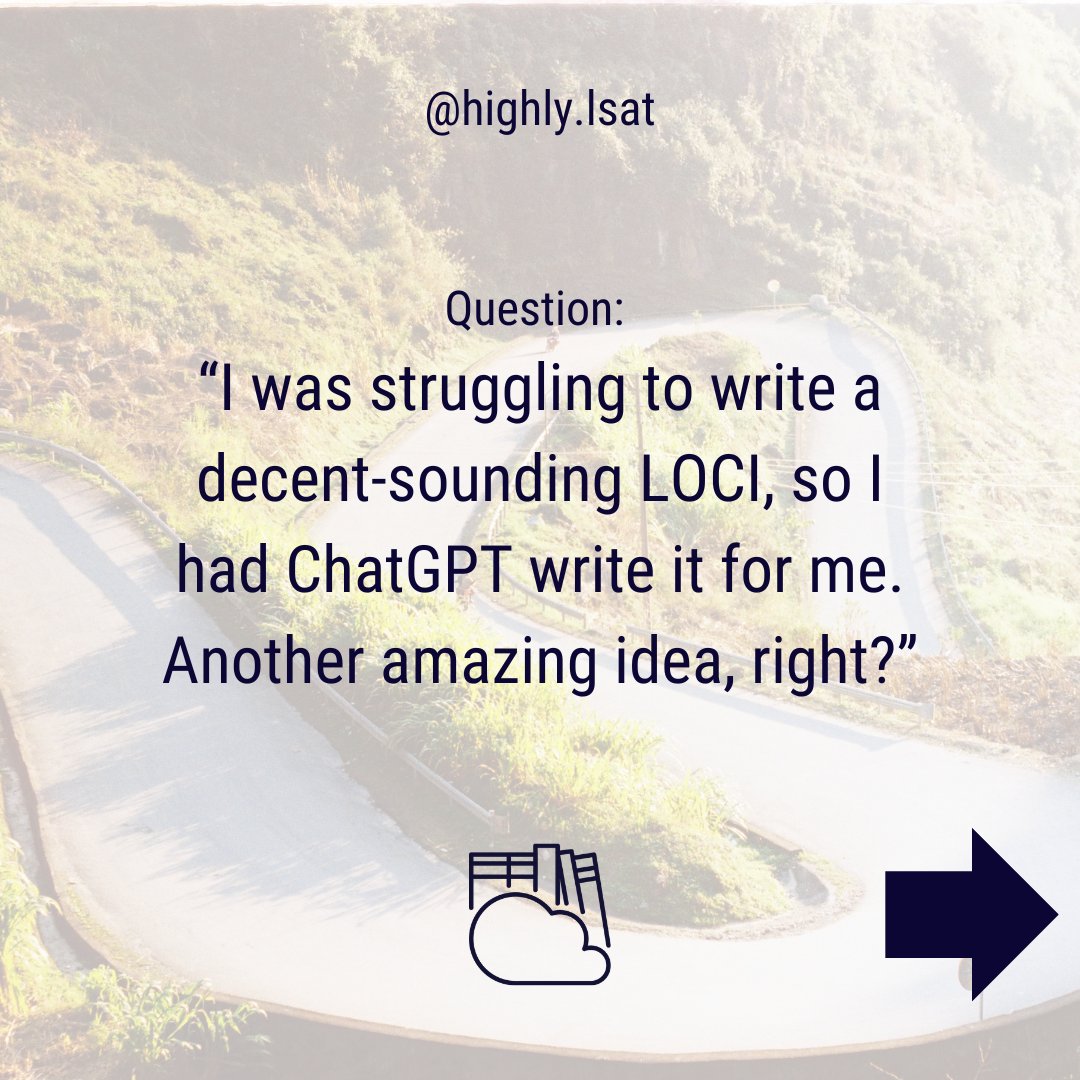 Highly_LSAT's tweet image. Give yourself a chance to connect with the admissions board &amp;amp; write something real. Your writing is probably much better than you think.
#lsat #lsatsuccess #highlsatscore #lsattestdates⁠ #lsatprep #lsatpreparation #prelaw #prelawstudents #lsattutor #lsatinstructor #lsatteacher
