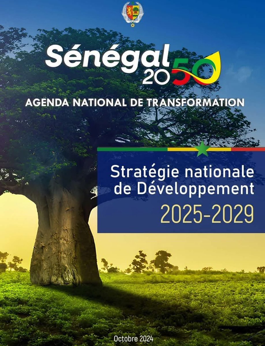 abdul_bakhy's tweet image. 📌La stratégie nationale de développement
2025-2029, pilier de la Vision #Senegal2050. 
Téléchargez la et allez vous documenter.
 le lien 
📄 À lire ici : dgppe.sn/download/41/ra…

#SND2025_2029 #MEPC #Développement Ousmane SONKO Bassirou Diomaye Faye