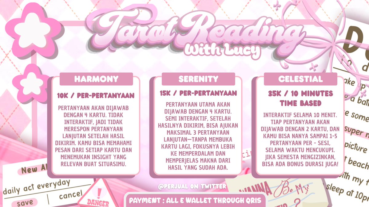 ✶˚₊ masih mencari arah atau jawaban? tarot reading with lucy <a href="/perjual/">✦ Lucy. (open tarot reading)</a> siap membantu! 𓂃꙳ dengarkan bisikan semesta, mungkin jawabannya lebih dekat dari yang kamu kira. #zonauang