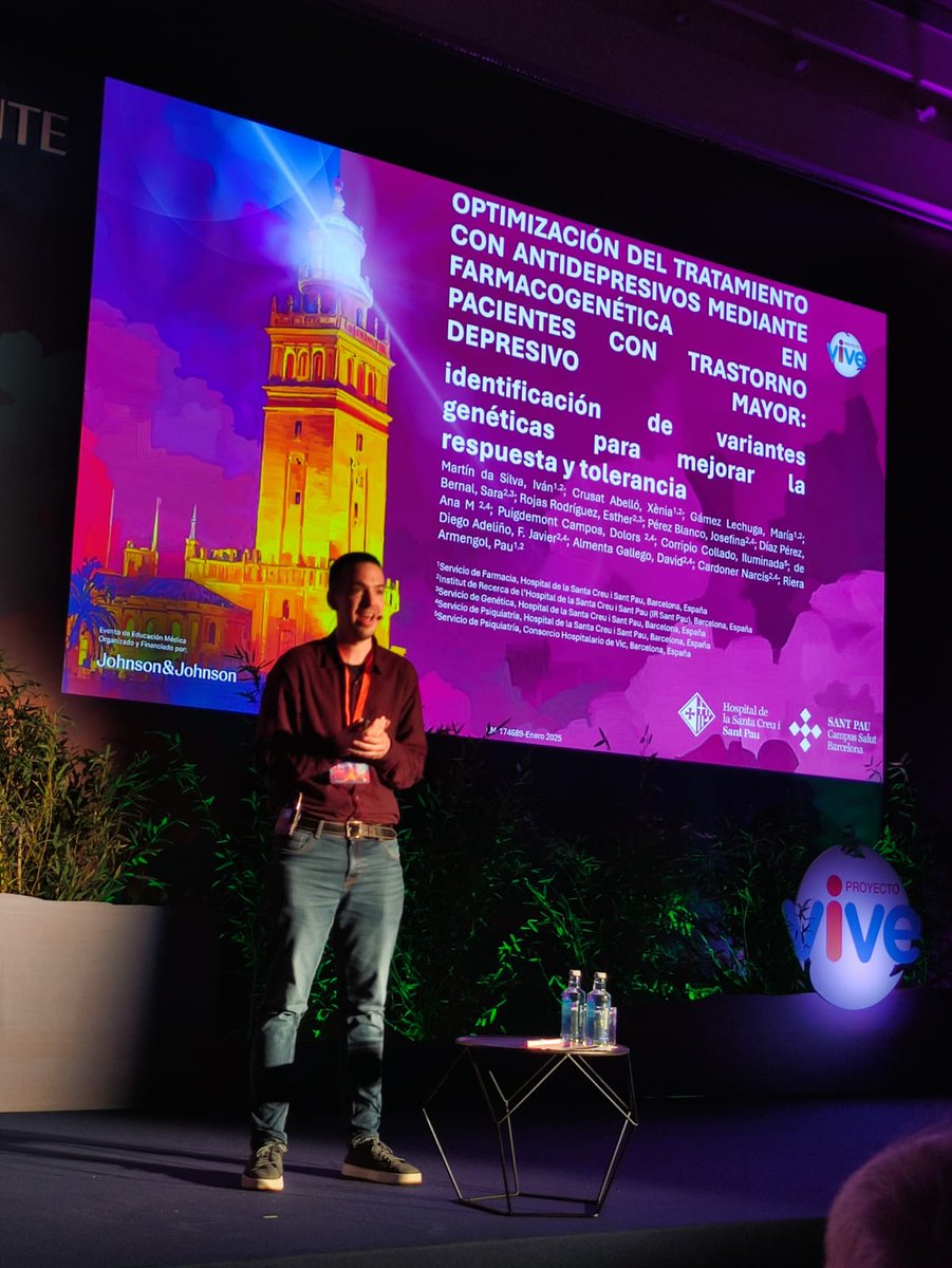 Pau Riera Armengol (@paurieraa) on Twitter photo Gràcies a VIVE 2025 per haver pogut explicar com hem implementat a l'<a href="/HospitalSantPau/">Sant Pau - Campus Salut Barcelona</a> la farmacogenètica en el camp de la Psiquiatria, en concret en la depressió major. <a href="/FarmaciaSantPau/">Farmàcia Hospital Sant Pau</a> <a href="/PsiquiaSantPau/">Psiquiatria Sant Pau</a> Gràcies a VIVE 2025 per haver pogut explicar com hem implementat a l'<a href="/HospitalSantPau/">Sant Pau - Campus Salut Barcelona</a> la farmacogenètica en el camp de la Psiquiatria, en concret en la depressió major. <a href="/FarmaciaSantPau/">Farmàcia Hospital Sant Pau</a> <a href="/PsiquiaSantPau/">Psiquiatria Sant Pau</a>
