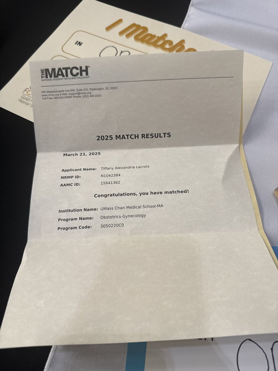 Tiffany A. Lacroix, MS4 (@studentdoct) on Twitter photo This girl is going to her dream program <a href="/UMassOBGYNRes/">UMass Chan OBGYN Residency Program</a> to be an OBGYN!!! #match2025 #snma This girl is going to her dream program <a href="/UMassOBGYNRes/">UMass Chan OBGYN Residency Program</a> to be an OBGYN!!! #match2025 #snma