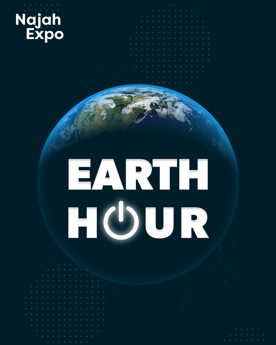 Najah goes dark for Earth Hour—shining a light on a greener tomorrow! 
#Najah2025 #EarthHour