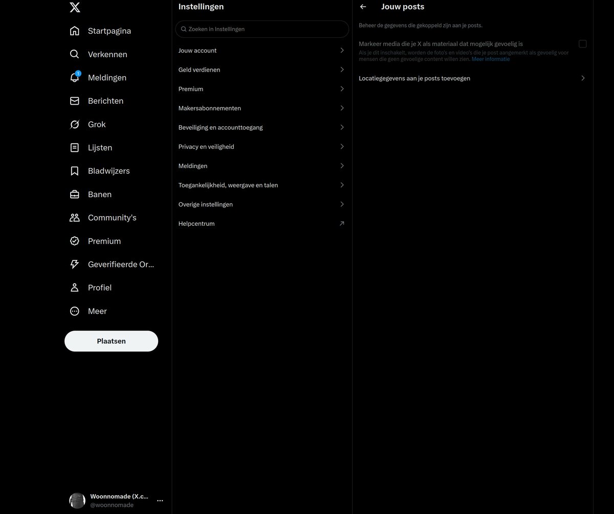 Woonnomade (X.com strengere account beperkingen!) tweet media