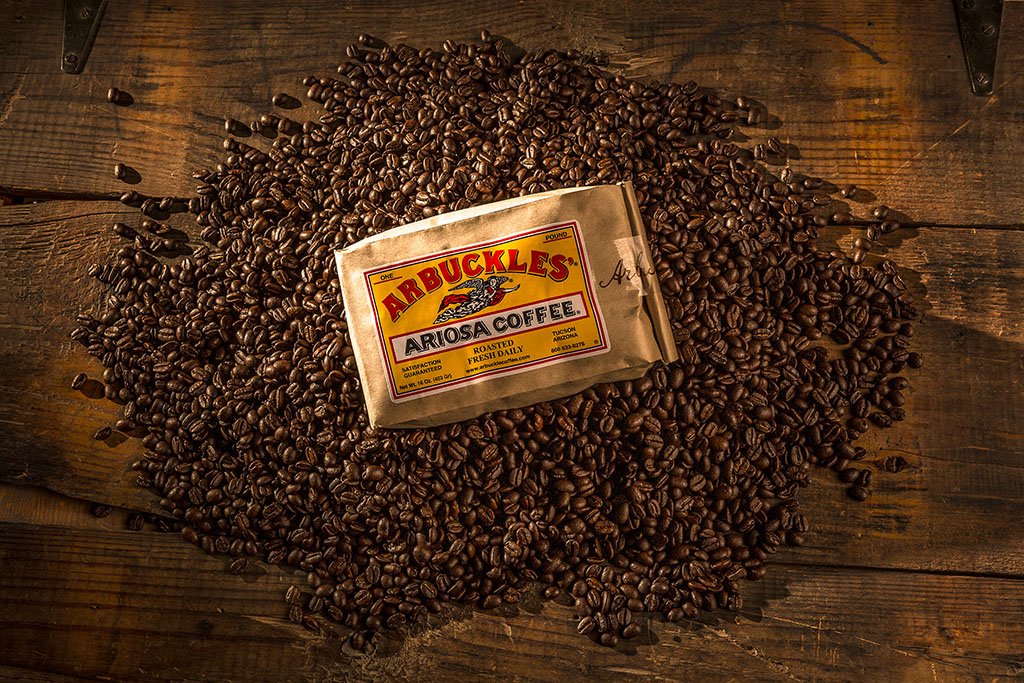 "Arbuckles and canned cow won the West!" #cowboyquote 
Ariosa brand coffee. Pic from arbuckles.com
