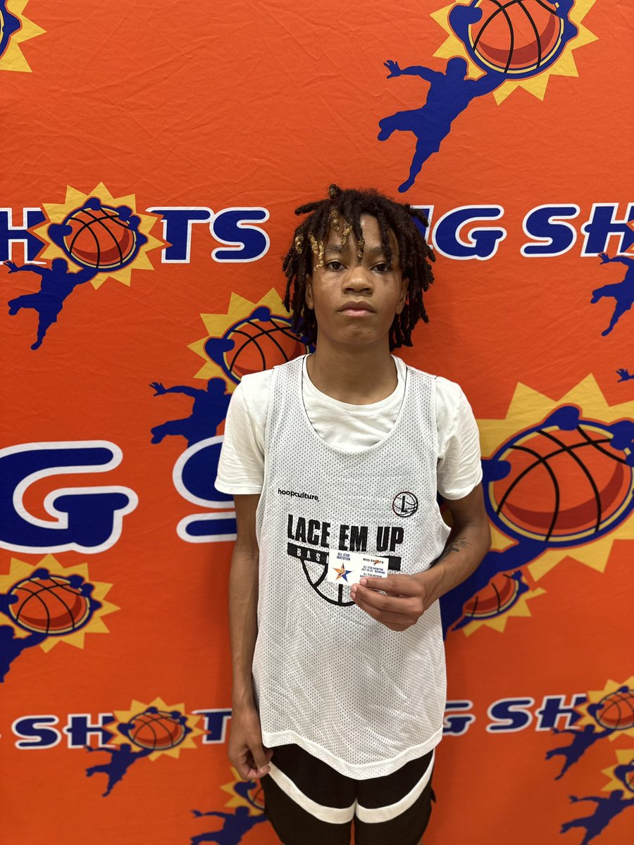 #BIGSHOTS #RALPHSAMPSONTIPOFF
15U

Team Chaos 68
3 Damaries Harris 14
2 Patrick Steptoe 12

Lace Em Up 49
1 Nemo Roman 25