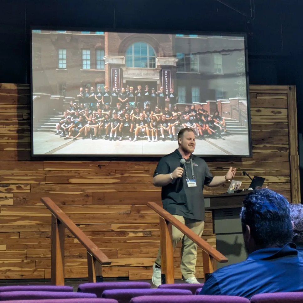 Today our director <a href="/CoachClaypool_/">Spencer Claypool</a> partnered with <a href="/TylerHanes1/">T Hanes</a> and the Cumberland Strength and Conditioning team to speak at the Southeast National Strength and Conditioning Association.🏃‍♂️🏃‍♀️

They showed the strengths in adding physical activity to esports practice schedules, and
