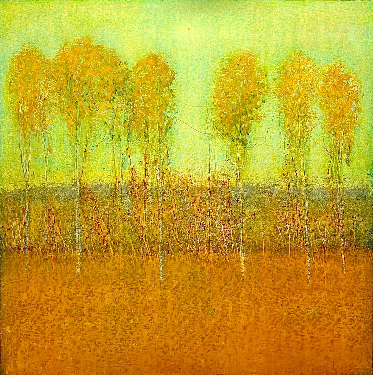 ToryFolliard's tweet photo. New to the gallery from George Shipperley, THE GOOD LAND, and POETRY OF NATURE. Check out the fabulous pastel drawings currently on view at Tory Folliard Gallery

George Shipperley
THE GOOD LAND
Oil Pastel,
14 x 20" (Image)
23 x 29" (Framed)

George Shipperley
POETRY OF NATURE 
Oil Pastel,
29 x 29" (Image)
41 1/2 x 41 1/2" (Framed)

#toryfolliardgallery #galleryartist #contemporaryart #contemporarypainting #realism #landscape #nature #painting