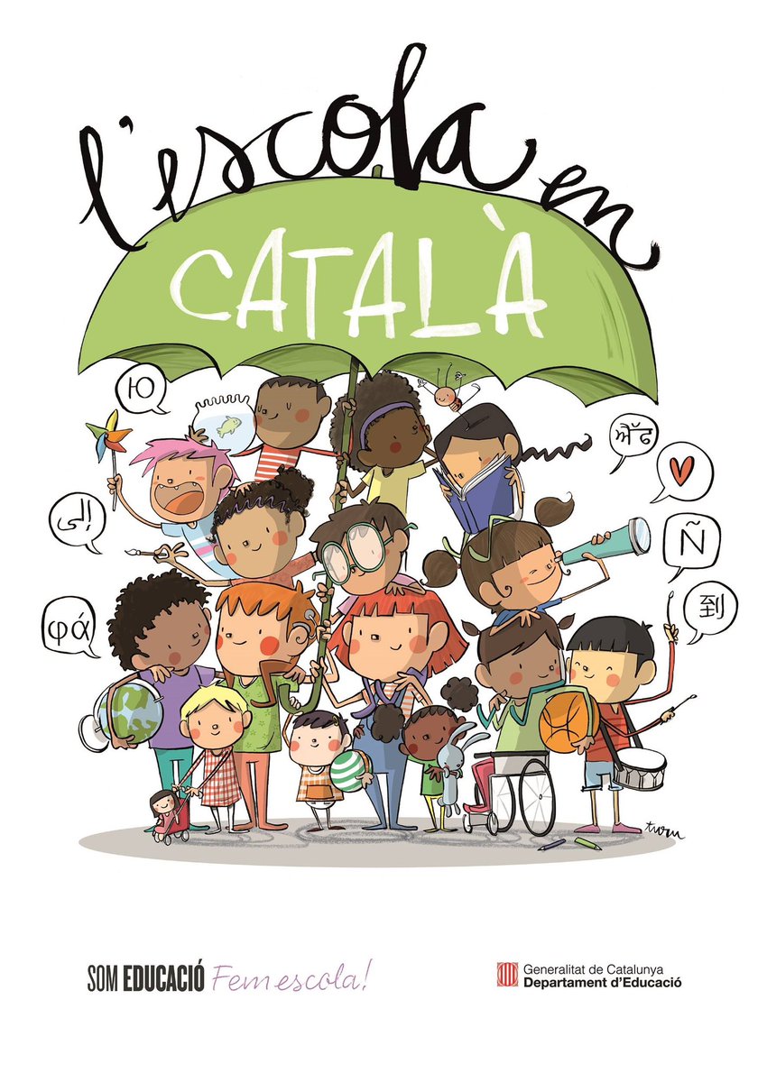 Avui fa 3 anys d’aquesta foto! 
Va ser una de les accions de l’<a href="/_ad_inscanoriac/">Assemblea docent Institut ca n'Oriac</a> durant les mobilitzacions a favor de l’educació pública en català i de qualitat per a tothom.
Inspirades en un dels dibuixos d’en <a href="/joan_turu/">Joan Turu</a>.
Recuperem l’esperit d’aquells dies!