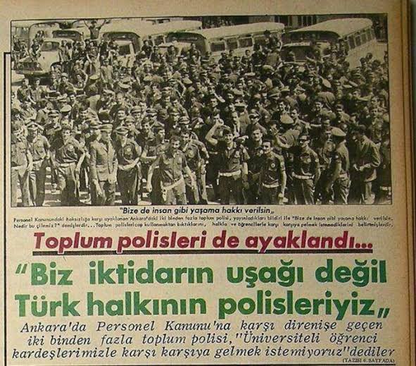 Polis: "Üniversiteli öğrenci kardeşlerimizle karşı karşıya gelmek istemiyoruz" diyebilmiş geçmişte.
