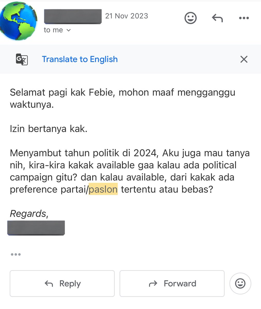 Udah di titik muak banget. Ada ya negara yg rakyatnya bukan dimakmurkan tp malah diejek, diinjek, &amp; disengsarain, padahal rakyat yg bayarin gaji mereka ckckckkk. Btw ini adalah 1 dari beberapa offer yg jangankan gw tolak, tp gw reply aja enggak. Simply because my vote is my