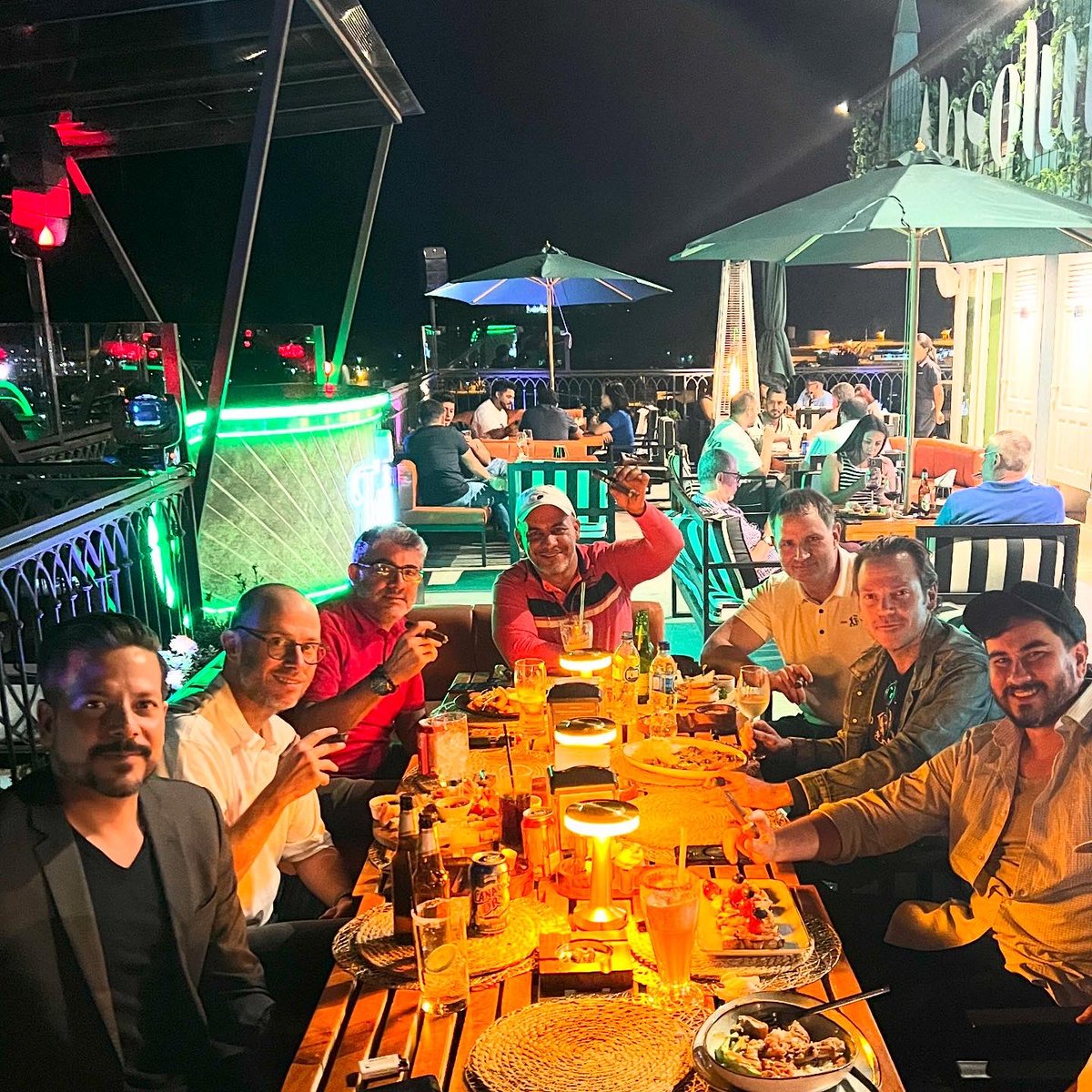 🔥 #esteli nights with the unflappable <a href="/MichaelHerklots/">Michael Herklots</a> &amp; the cigar pros Brendon &amp; Ty hosted by <a href="/PlasenciaCigars/">Plasencia Cigars</a> #throwback #cigarlife #cigarculture 🍃🍂💨