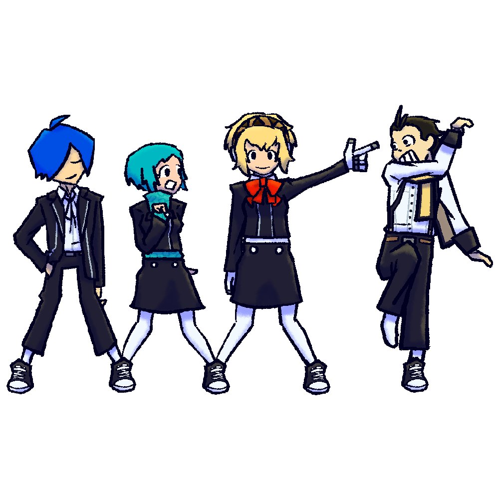 EVERY TIME WE TRY WE GET NOWHERE
WOULDN'T IT BE NICE IF WE WERE JUST NORMAL PEOPLE, YEAH?
(p3 cast doyathing cover 😳😳)

#Persona3 #MakotoYuki #FuukaYamagishi #Aigis #RyojiMochizuki #Gorillaz