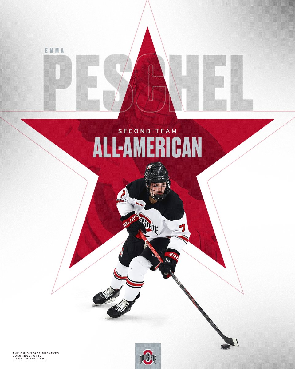 Ohio State Women's Hockey (@ohiostatewhky) on Twitter photo ππ₯π₯-ππ¦ππ«π’πππ§ πΊπΈ
Congrats to <a href="/EmmaPeschel/">emma peschel</a> on earning CCM/AHCA Second Team All-America honors π
#GoBucks ππ₯π₯-ππ¦ππ«π’πππ§ πΊπΈ
Congrats to <a href="/EmmaPeschel/">emma peschel</a> on earning CCM/AHCA Second Team All-America honors π
#GoBucks