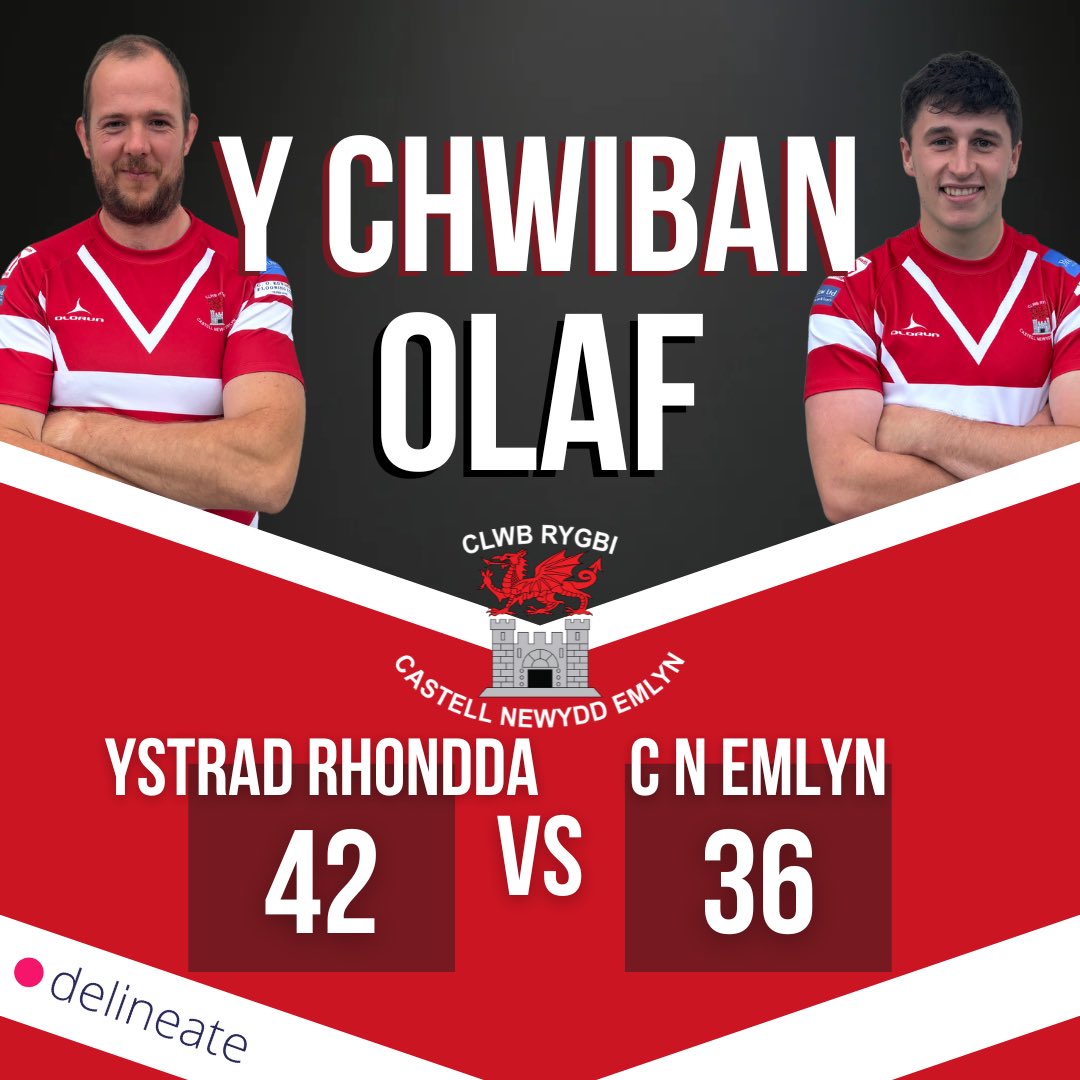 Y chwiban olaf yma yn Gelligaled, gêm agos, y bois yn anlwcus i golli heddiw! Da iawn i’r ddau dîm!

Full time here at Gelligaled Park, close game, the boys unlucky to lose today, well done to both sides!

#cochagwyn #DilynYrEmlyn 🔴⚪️🔴⚪️