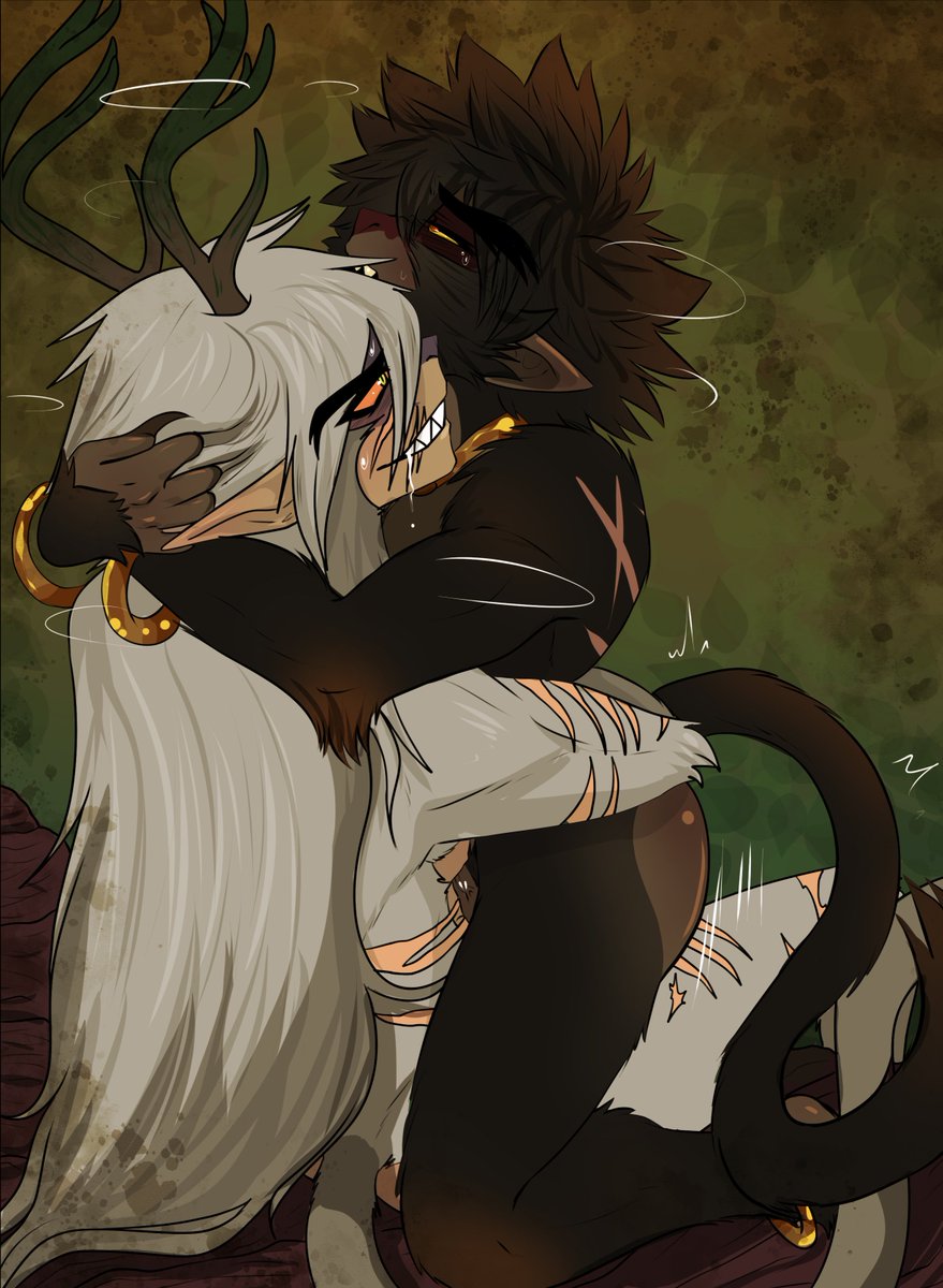 Art Collab with <a href="/Coffeerunsinme/">✨Coffee✨🔞</a> Bestie! :> #monkiesin