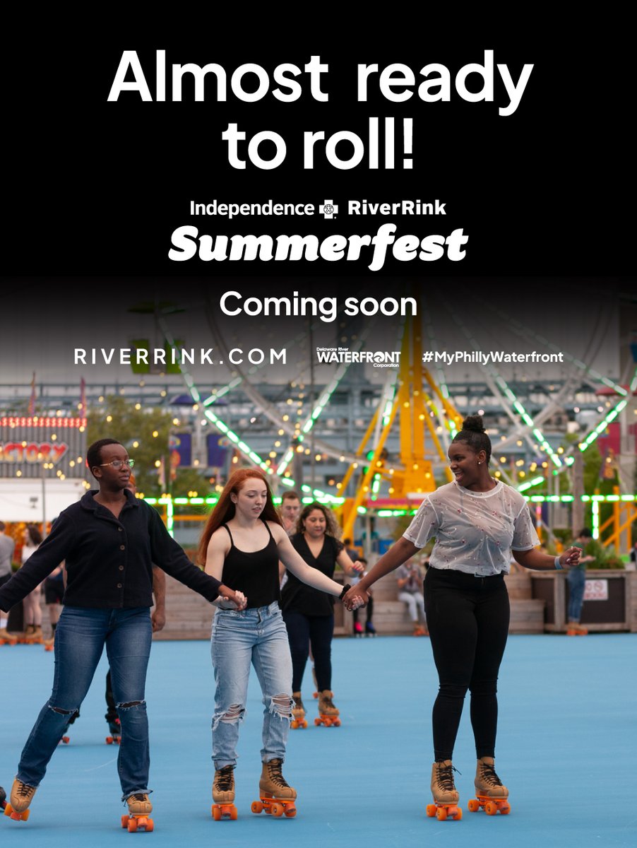 Dust off those wheels, because #RiverRink Summerfest is coming soon. Learn about park updates, announcements, and more at RiverRink.com. 

#MyPhillyWaterfront #SSHP #VisitPhilly