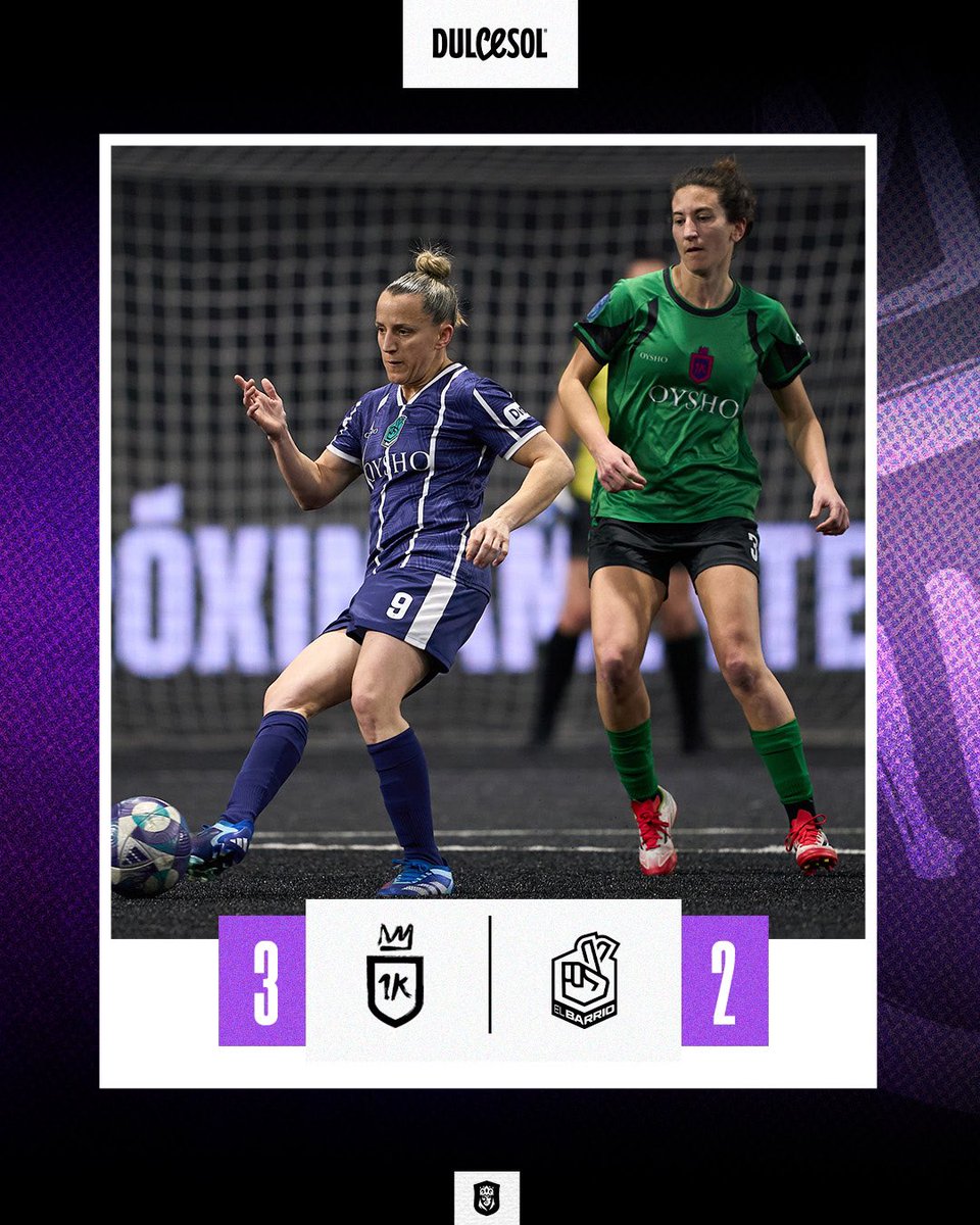 Que partidazooooo!!! Nuestras jugadoras lo han dado todo en el campo y nos llevamos la victoria. Sumamos +3. ENHORABUENA CHICAS💜

#QueensLeague