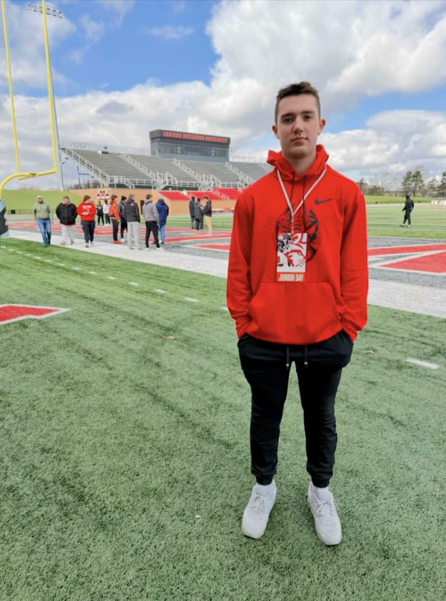 Jack Mull (@jackmull_2026) on Twitter photo Had a great time <a href="/IndWesleyan_FB/">Indiana Wesleyan FB</a> Junior Day Visit. Thank you <a href="/Coach_Cush/">Jaylen Cushenberry</a> and <a href="/travispalmer7_/">Travis Palmer</a> for the invite. Can’t wait to get back on campus this summer! <a href="/FloydCentralFB/">Floyd Central Football</a> <a href="/jcboice/">JC Boice</a> <a href="/CoachScheib/">Lance Scheib</a> <a href="/IndianaPreps/">Indiana Preps</a> Had a great time <a href="/IndWesleyan_FB/">Indiana Wesleyan FB</a> Junior Day Visit. Thank you <a href="/Coach_Cush/">Jaylen Cushenberry</a> and <a href="/travispalmer7_/">Travis Palmer</a> for the invite. Can’t wait to get back on campus this summer! <a href="/FloydCentralFB/">Floyd Central Football</a> <a href="/jcboice/">JC Boice</a> <a href="/CoachScheib/">Lance Scheib</a> <a href="/IndianaPreps/">Indiana Preps</a>