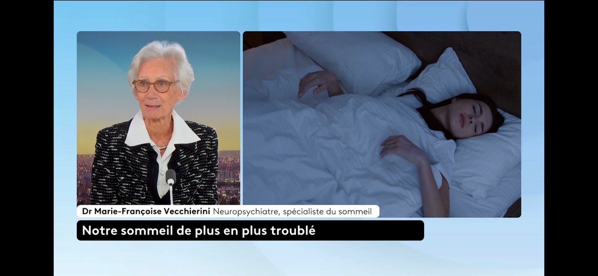 Delphine Eriau (@delscope) on Twitter photo 🔗 Troubles du sommeil et troubles psychiatriques sont étroitement liés.
🧐La dernière enquête <a href="/opinionway/">OpinionWay</a> sur le sommeil des Français pour <a href="/INSV_Sommeil/">INSV</a> confirme ce que dit la science.
💡Explications et conseils du docteur Marie-Françoise Vecchierini invitée de <a href="/franceinfo/">franceinfo</a> 🔗 Troubles du sommeil et troubles psychiatriques sont étroitement liés.
🧐La dernière enquête <a href="/opinionway/">OpinionWay</a> sur le sommeil des Français pour <a href="/INSV_Sommeil/">INSV</a> confirme ce que dit la science.
💡Explications et conseils du docteur Marie-Françoise Vecchierini invitée de <a href="/franceinfo/">franceinfo</a>