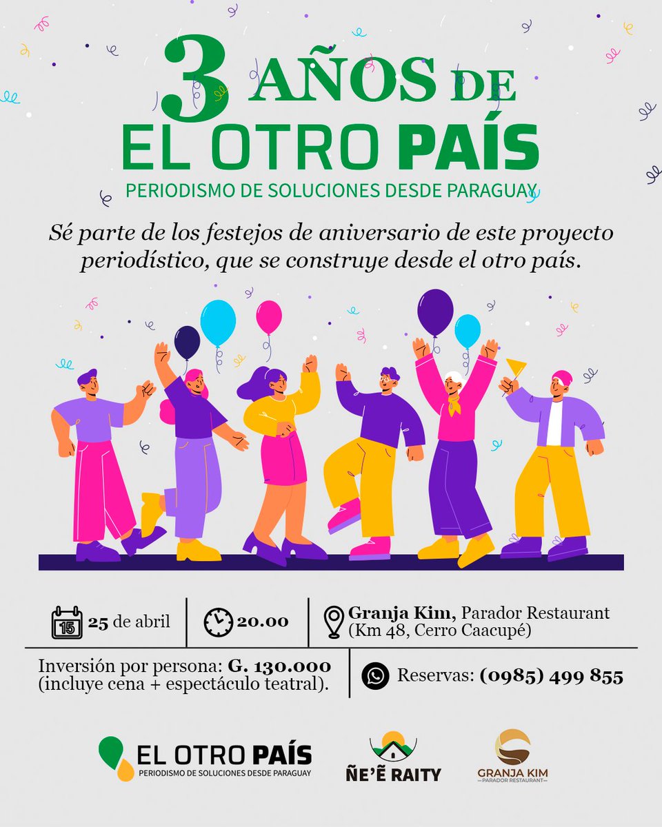 Reservando tu lugar, no solo disfrutarás de una deliciosa picada (que ya nos tienen acostumbrados nuestros amigos de Granja Kim)➕ acceso al espectáculo teatral de Mala Yunta, sino también, apoyarás al periodismo que hacemos, el periodismo del que sos parte desde hace tres años.