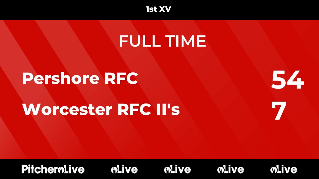 Pershore RFC #UTP (@pershorerfc) on Twitter photo FULL TIME: Pershore RFC 54 - 7 Worcester RFC II's
#PERWOR #Pitchero
prfc.co.uk/teams/2014/mat… FULL TIME: Pershore RFC 54 - 7 Worcester RFC II's
#PERWOR #Pitchero
prfc.co.uk/teams/2014/mat…