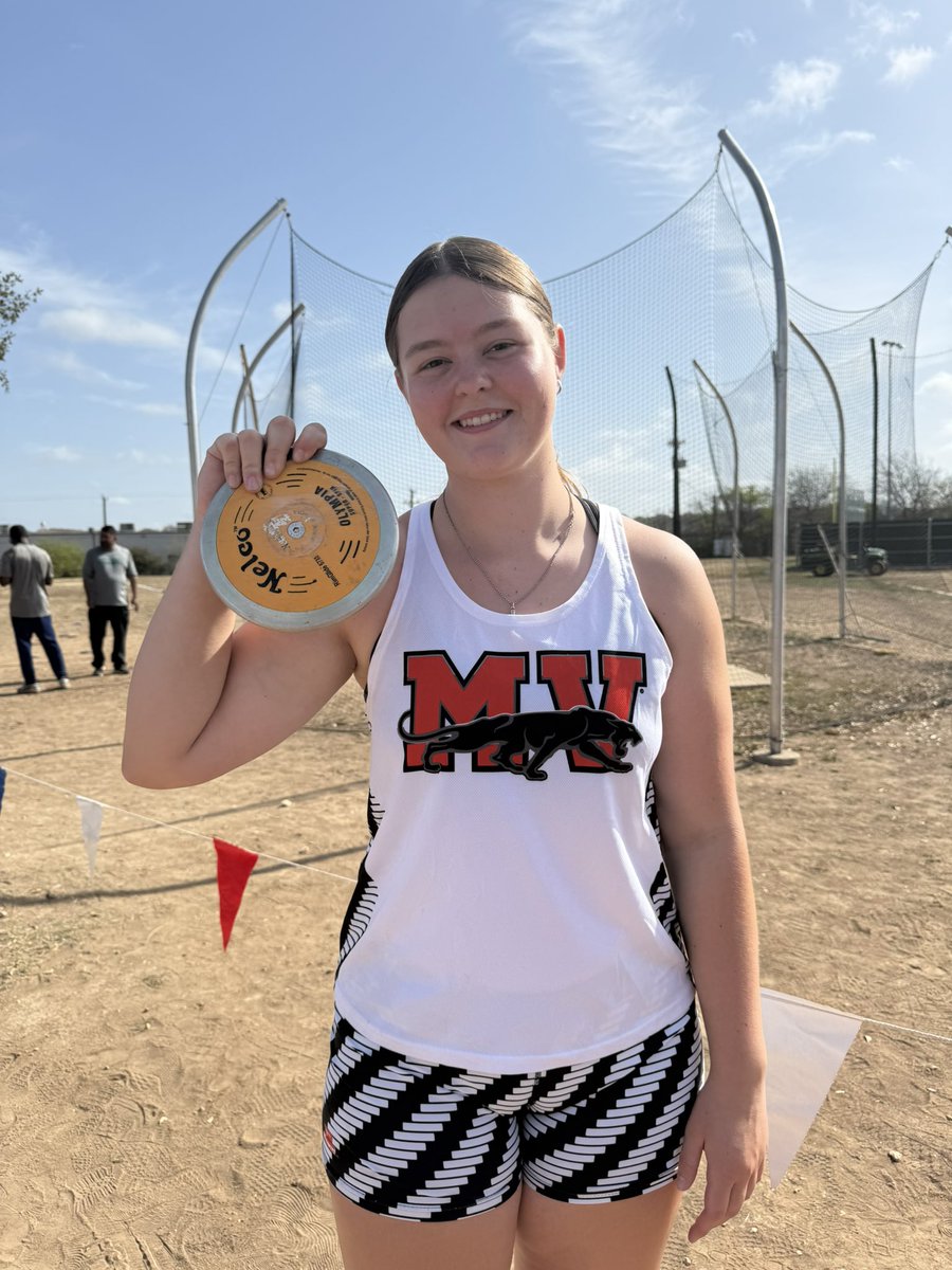 Matt Medley (@mattmedley23) on Twitter photo Shoutout <a href="/Annabelle_jehl/">Annabelle jehl</a> for setting a PR in Discus of 134’2” and getting 1st place today. <a href="/MVpantherTrack/">MVHS Track</a> <a href="/PantherSportsMV/">MVISD Panther Athletics</a> Shoutout <a href="/Annabelle_jehl/">Annabelle jehl</a> for setting a PR in Discus of 134’2” and getting 1st place today. <a href="/MVpantherTrack/">MVHS Track</a> <a href="/PantherSportsMV/">MVISD Panther Athletics</a>
