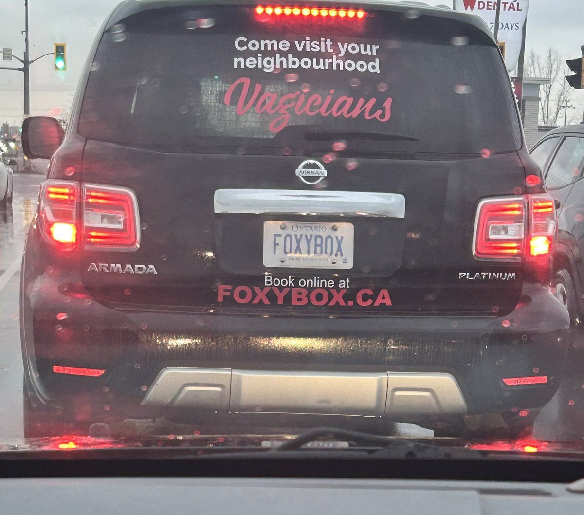 markdsheldon's tweet image. Gotta be some of the most hilarious branding I have ever seen. 

It’s for laser and wax hair removal. 

“Come visit your neighbourhood Vagicians.” #FoxyBox