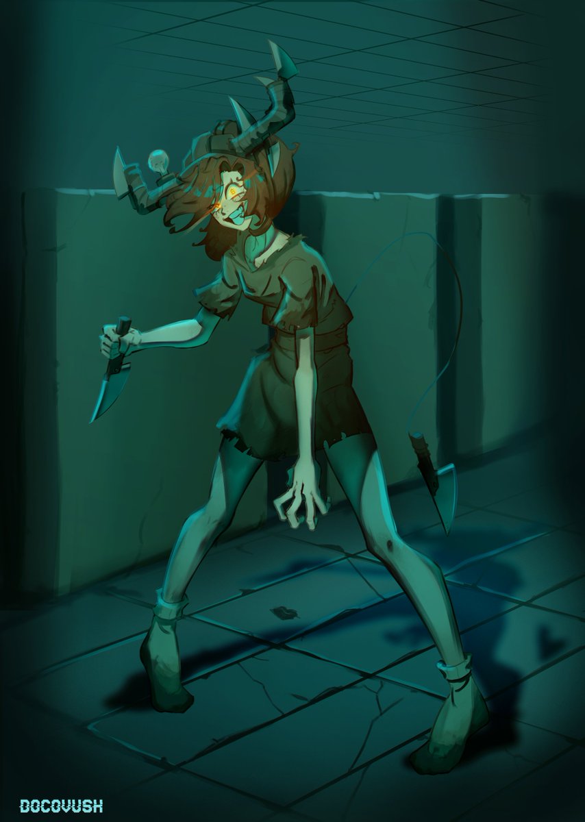 Docovush's tweet image. &amp;gt;:D

#Murderdrones #MurderdronesAlice