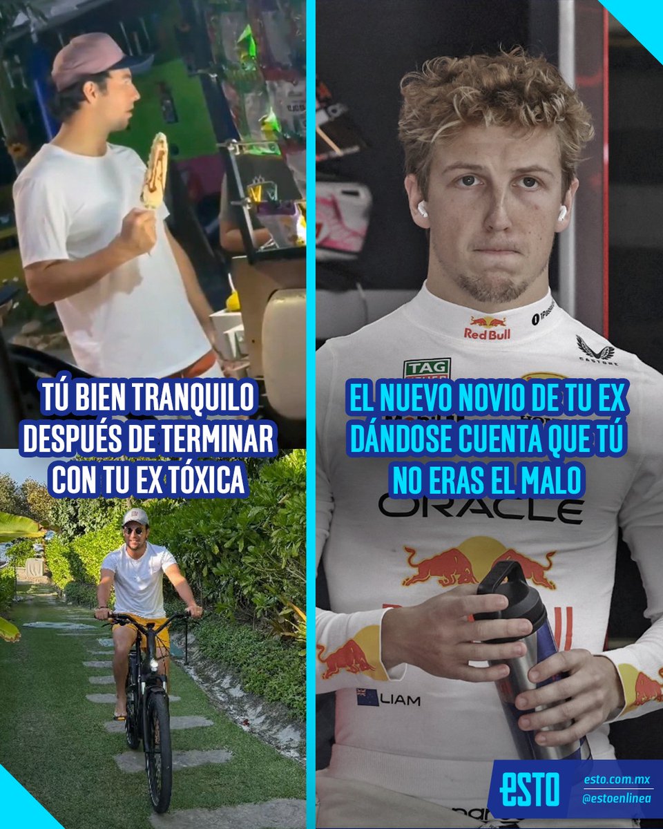 estoenlinea's tweet photo. Liam Lawson ya entendió que Checo Pérez no era el problema 😅🏎️❌

El reemplazo del piloto mexicano vive una primera temporada con Red Bull de pesadilla, tendrá que arrancar en último lugar en el GP de China y soportar que los fans lo llamen 'Slowson' 👇
https://t.co/JyHKwV3GAs https://t.co/CkgjAi5Os0