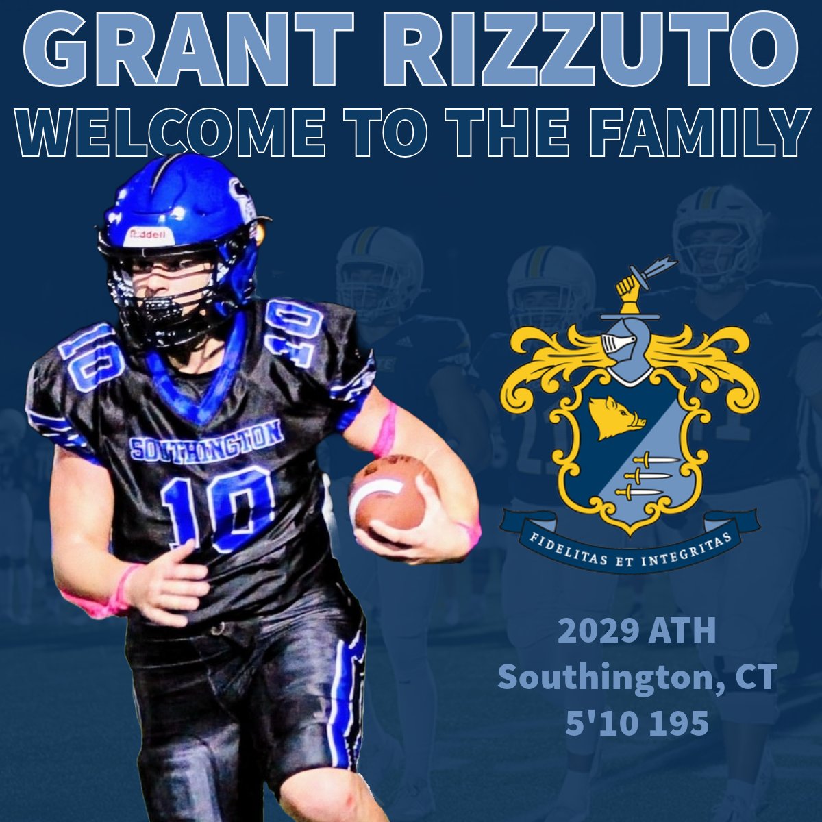 Grant_Rizzuto's tweet photo. I am blessed to announce I will be continuing my academic & athletic career at Choate! I am grateful
for the opportunity and look forward to playing for @coach_spinnato & @ coach_dickson. Thank you to those who have supported and believed in me! @CRHFootball
@Choate_Baseball https://t.co/Pk5uG0vZpY