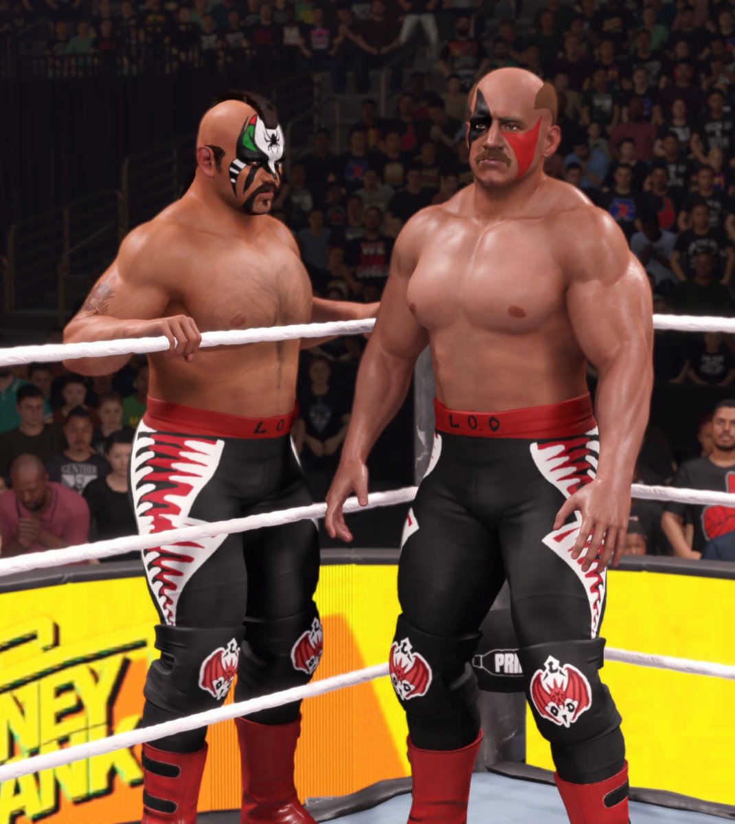 In-game screenshots for this classic Tag Team! Includes their early 90's WWE run, and second attire is their Attitude Era 1997 run! For Tag Team Finisher, use "Doomsday Device 1".