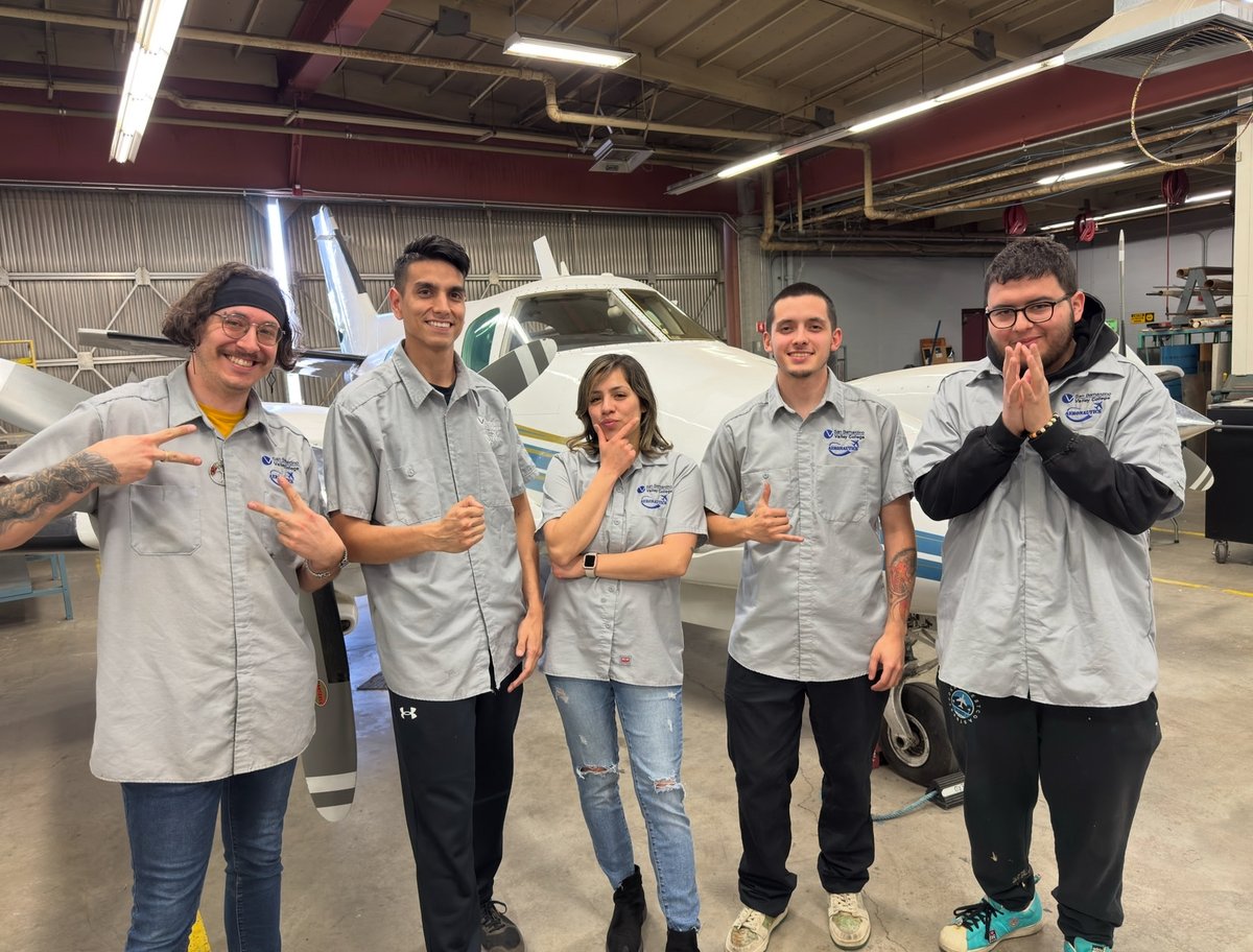 amcaero's tweet photo. On the #RoadToTheCompetition, San Bernardino Valley College is preparing to showcase their camaraderie and skill at #TheCompetition this year!
“We are immensely proud of our students in Team Sierra and Team Bravo." ~Francisco Gonzalez | M.Ed, A&P | San Bernardino Valley College https://t.co/fZilSjIDTf