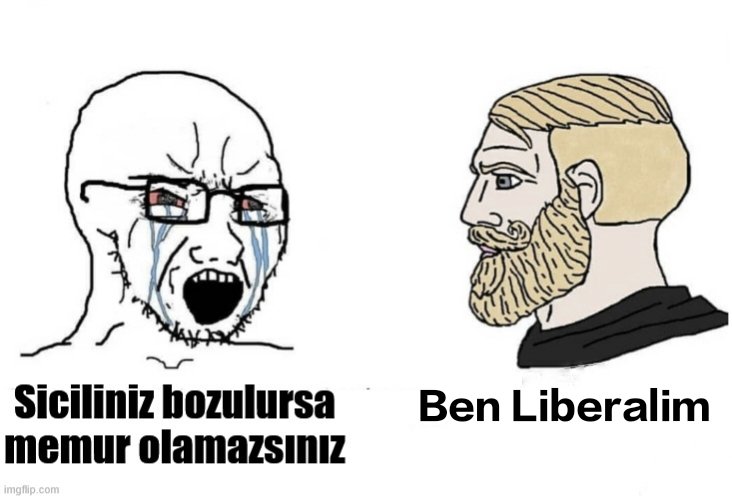 Liberallere sicil sökmez.
EGM'yi de satıcaz !