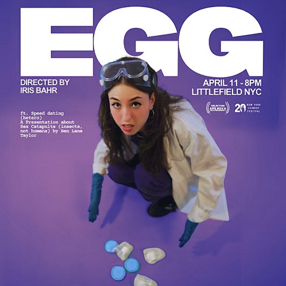 Sarah Adelman, an overachieving scientist at a sperm bank, watches her carefully-planned life explode when Human Resources discovers her raunchy online comedy routine about her day job! Come to EGG: A Solo Show on April 11 as part of <a href="/nerdnite/">Nerd Nite</a>!

nyc.nerdnite.com