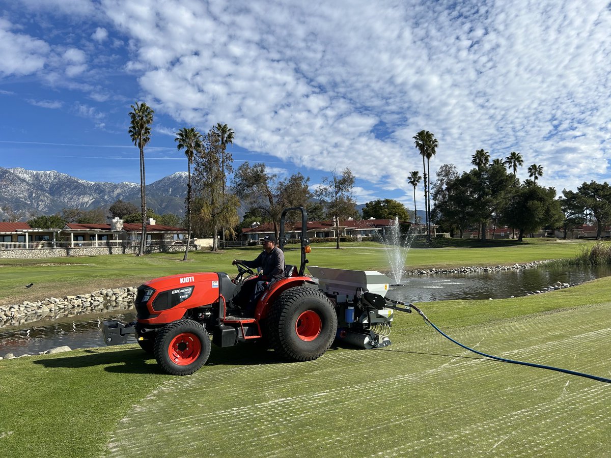 Demo days are underway out here on the west coast! If you want to see some of the latest innovations in turf equipment in action, give any of us here <a href="/STECEquip/">STEC Equipment</a> a shout. #VGR #topchanger #gamechanger 

<a href="/VGR_equipment/">VGR</a>