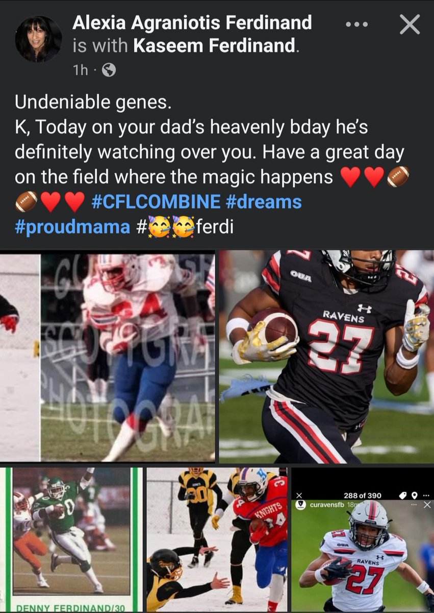 Good luck Kaseem Ferdinand at the #CFLCombine