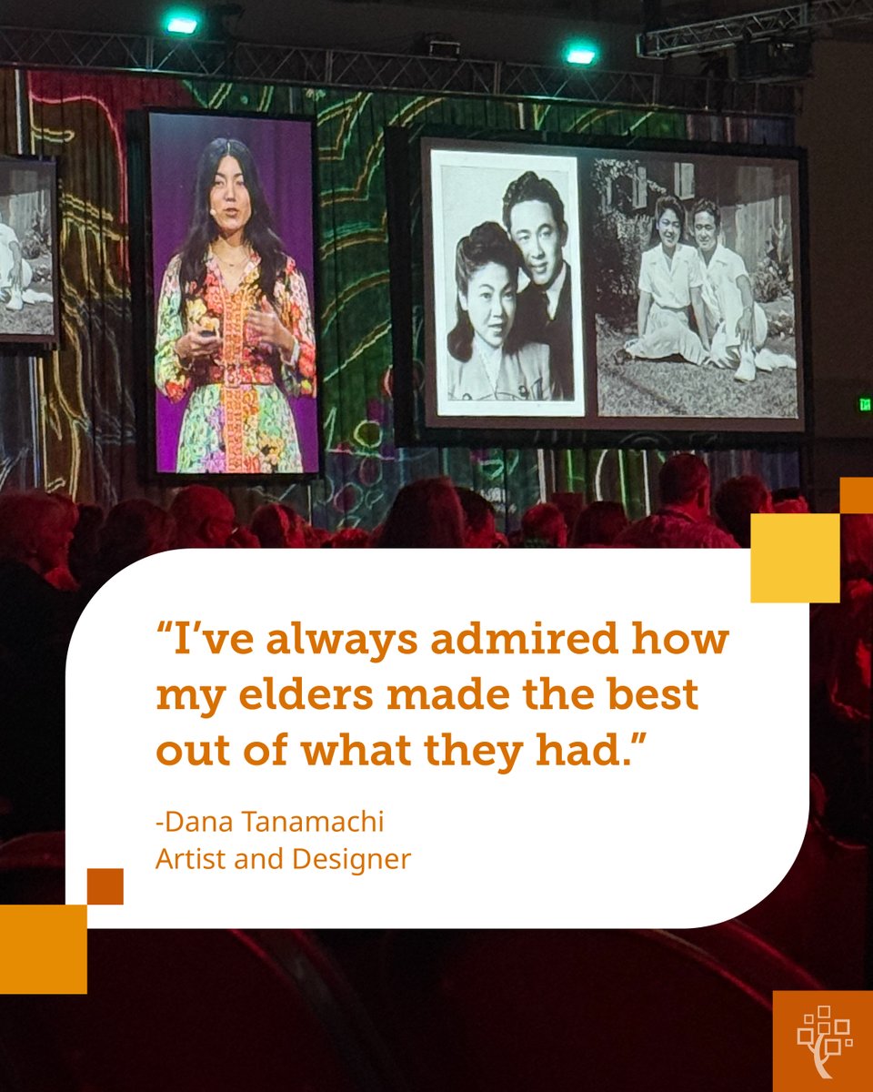 FamilySearch's tweet image. Renowned artist Dana Tanamachi shared a powerful message about learning where you come from at RootsTech by FamilySearch this year.

Watch her keynote speech here: familysearch.org/en/rootstech/s…

#rootstech #familysearch #familyhistory #discover
