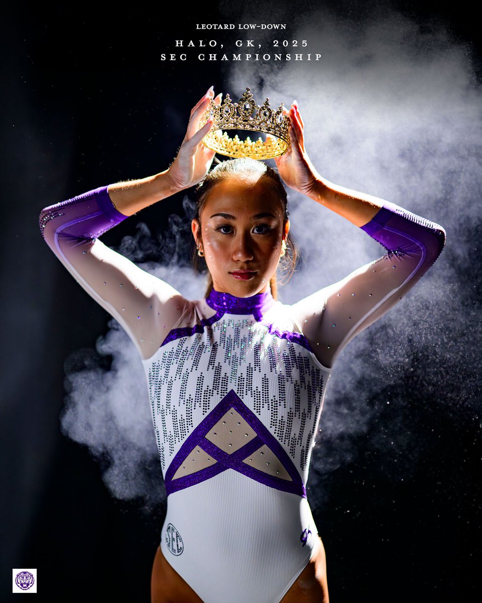 LSUgym's tweet photo. The Halo Effect 😇

#GeauxTigers | @kailin_chio https://t.co/DdkH81Z0zl