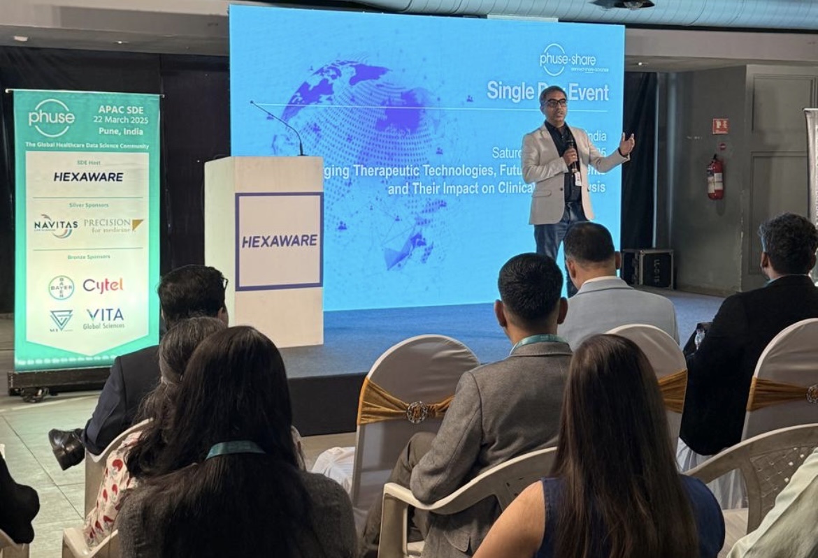 HexawareGlobal's tweet photo. Thank you for joining PHUSE SDE 2025! Your participation made it a success. Let’s keep pushing the boundaries in #clinicalresearch! Contact us now. https://t.co/ENqSZm8ZOy
#lifescience #healthcare #phuse #phusepuneSDE #ilovephuse https://t.co/AJMLo4EBNX