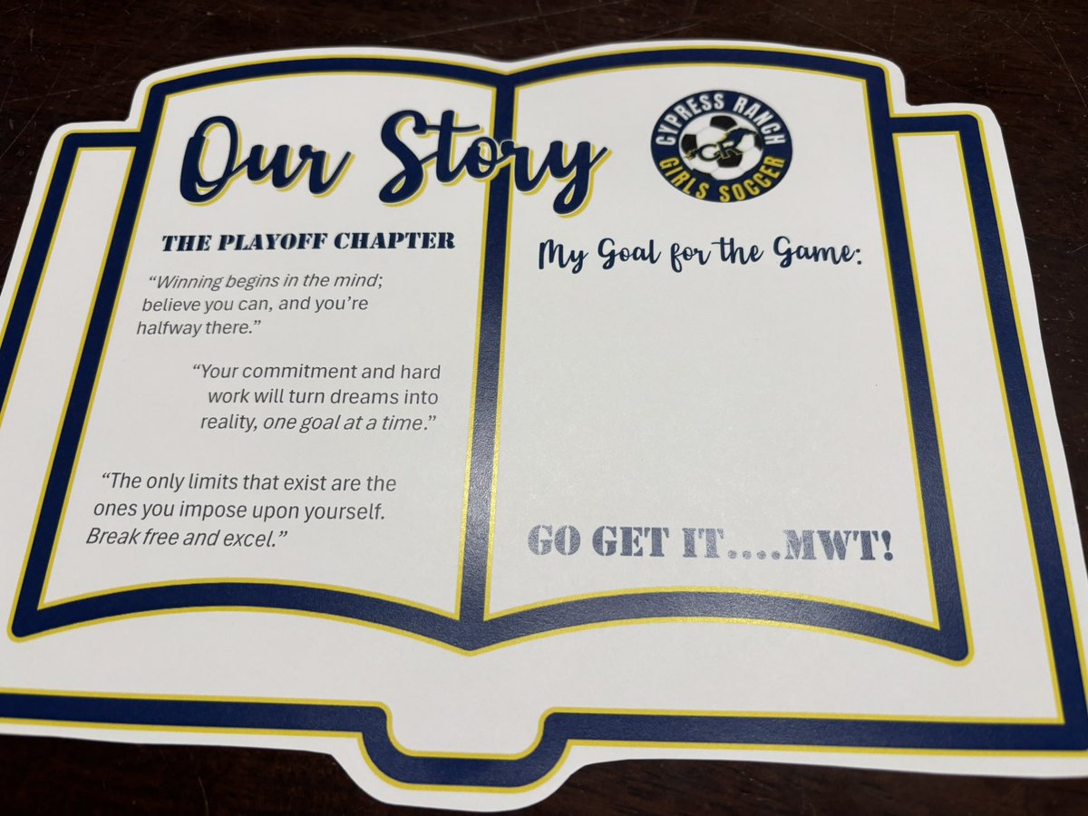 Cypress Ranch Girls Soccer (@crhsladysoccer) on Twitter photo We had a great season that ended with a tough loss to a talented Tomball Memorial team. Proud of the fight from every player 💙⚽️💙
Thanks Seniors for 4️⃣ great years. We appreciate your dedication and leadership on our journey.
On to the next chapter of #OurStory
<a href="/CyRanchHS/">Cypress Ranch HS</a> We had a great season that ended with a tough loss to a talented Tomball Memorial team. Proud of the fight from every player 💙⚽️💙
Thanks Seniors for 4️⃣ great years. We appreciate your dedication and leadership on our journey.
On to the next chapter of #OurStory
<a href="/CyRanchHS/">Cypress Ranch HS</a>