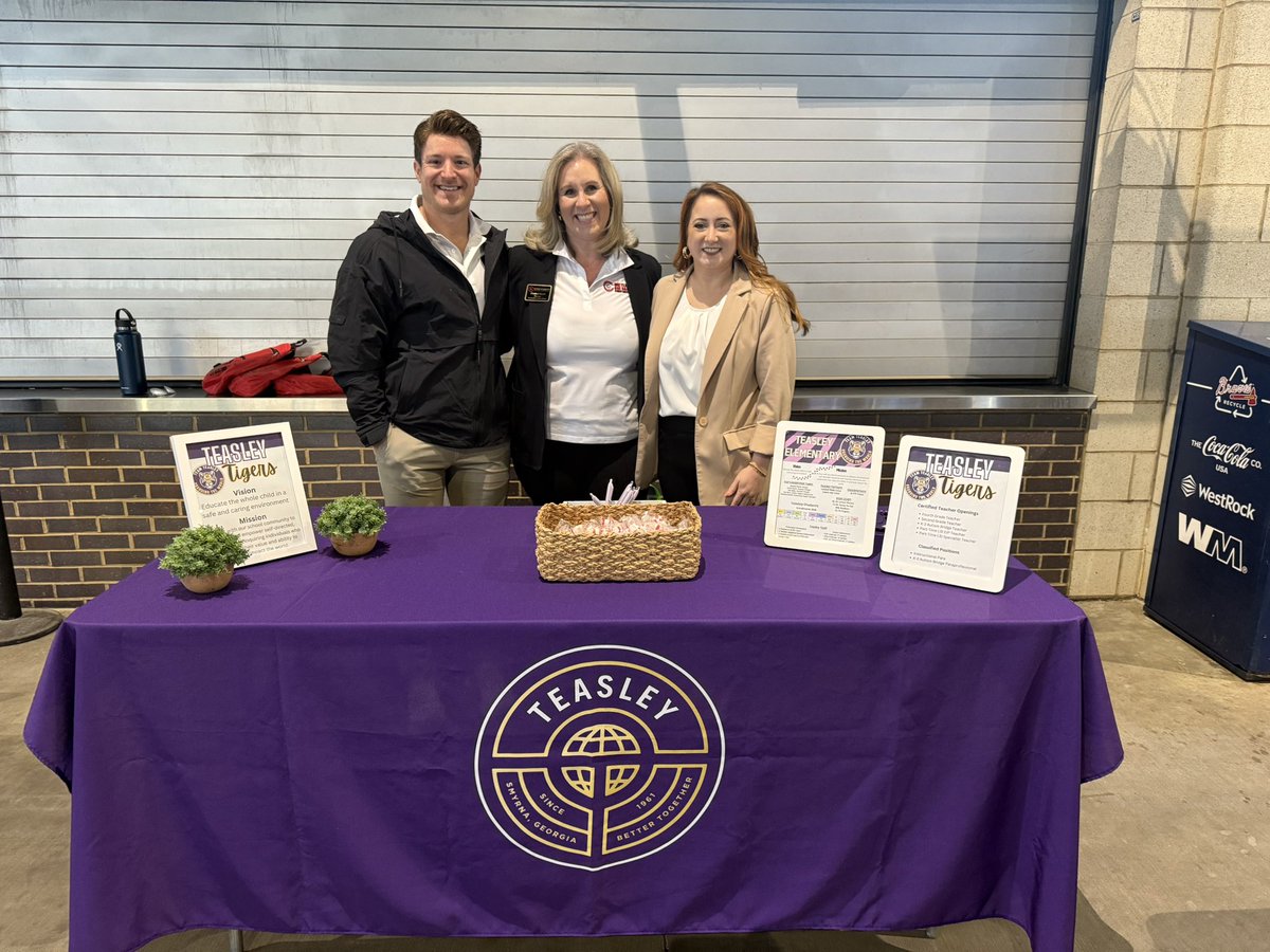 Teasley Elementary (@teasleyelem) on Twitter photo We met some fantastic, enthusiastic and qualified educators today! #PutMeInCobb We met some fantastic, enthusiastic and qualified educators today! #PutMeInCobb